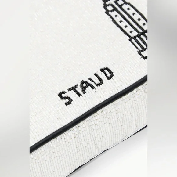 STAUD BEADED TOMMY BAG I ❤️ NEW YORK